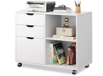 DEVAISE 3-Drawer Wood File Cabinet