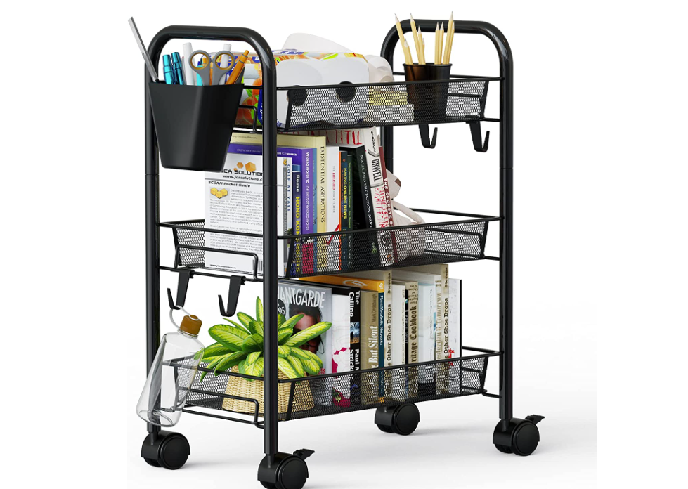 Greensen 3 Tier All-Metal Rolling Cart