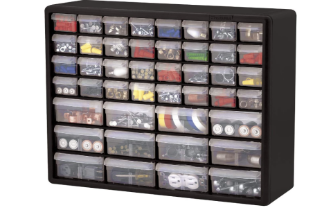 Akro-Mils 10144, 44 Drawer Plastic Parts Storage