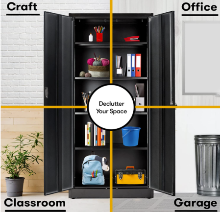 Fedmax Metal Garage Storage Cabinet